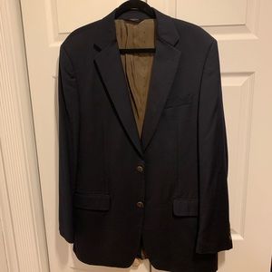 Joseph & Feiss 100% Wool Navy Blazer